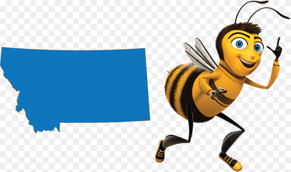 Bee Movie Barry B Bee From The Bee Movie, Animal, Invertebrate, Insect, Honey Bee Free Png Download