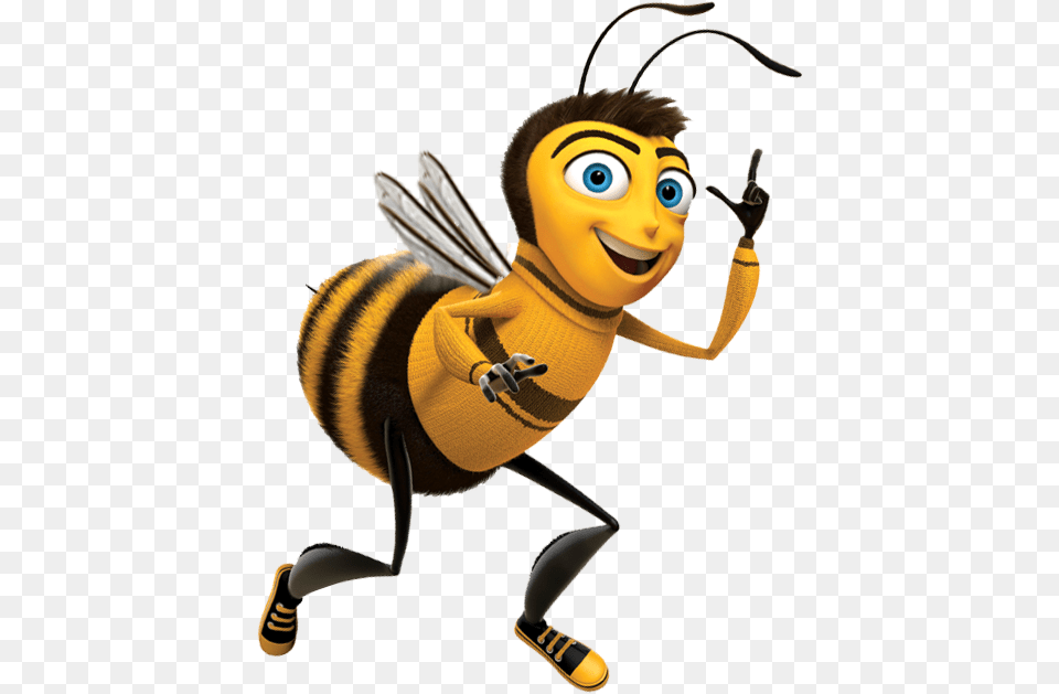 Bee Movie Bee From The Bee Movie, Animal, Invertebrate, Insect, Honey Bee Free Transparent Png