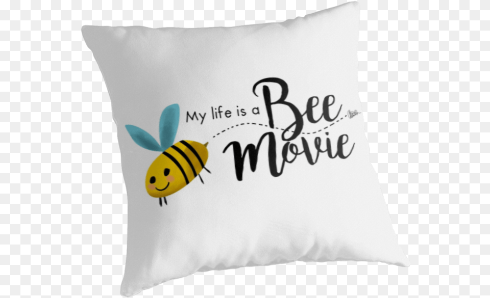Bee Movie Cushion Cushion, Home Decor, Pillow, Animal, Insect Free Png Download