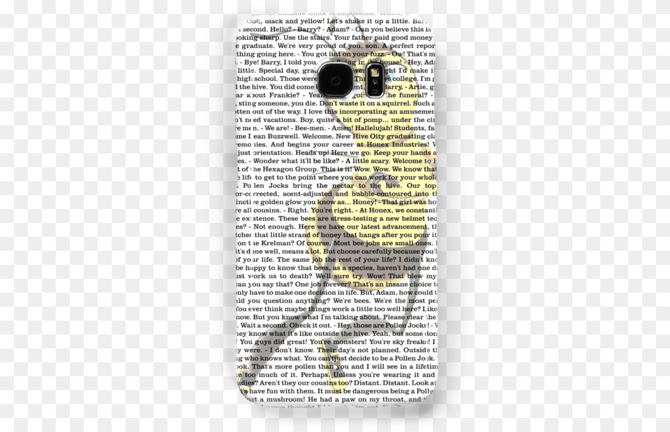 Bee Movie Script Small, Photography, Page, Text, Person Free Transparent Png
