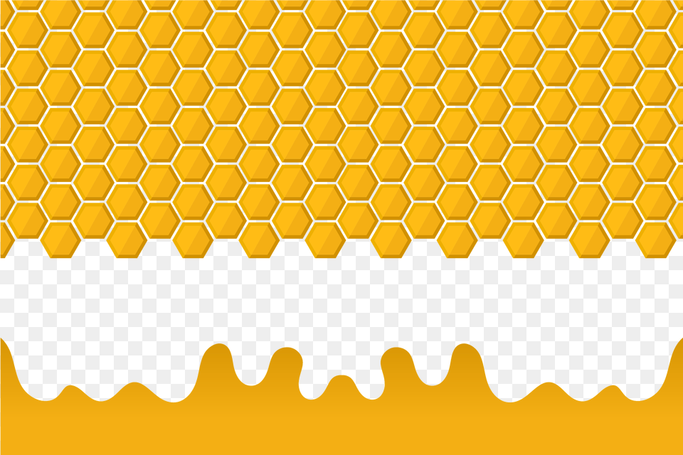 Bee Pattern Background Bee Hive, Food, Honey, Honeycomb Free Png