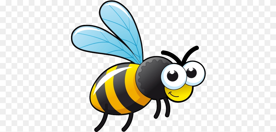 Bee Background Bee Cartoon, Animal, Insect, Invertebrate, Wasp Free Transparent Png