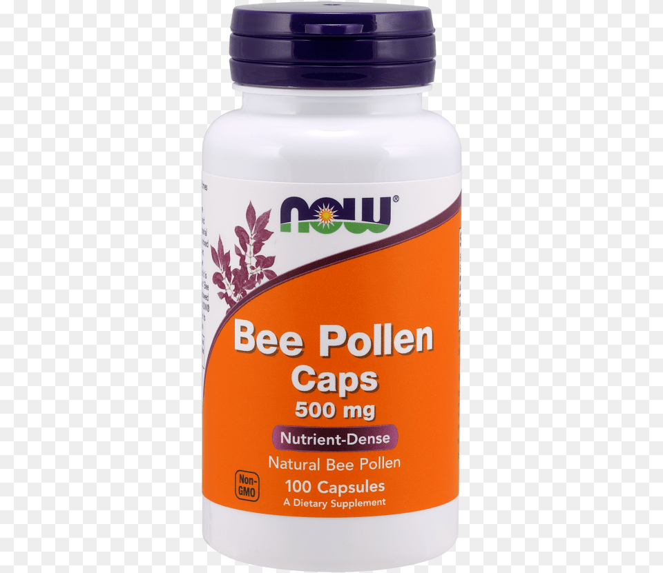 Bee Pollen 500 Mg Capsules Now D Mannose, Herbal, Herbs, Plant, Astragalus Free Transparent Png