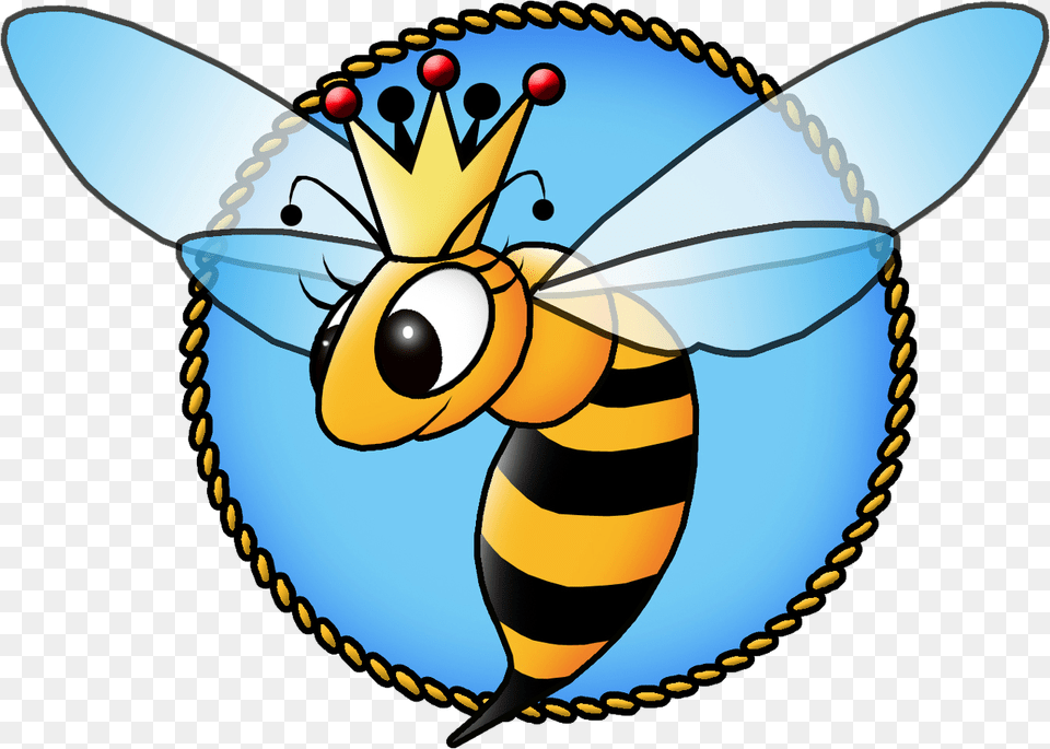 Bee Queen Blue Cartoon, Wasp, Invertebrate, Insect, Honey Bee Png