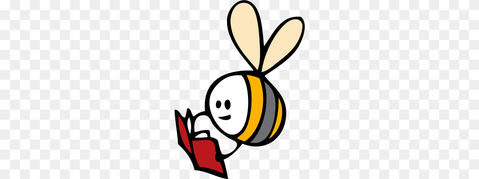 Bee Reading Clipart Clip Art Images, Animal, Insect, Invertebrate, Wasp Png