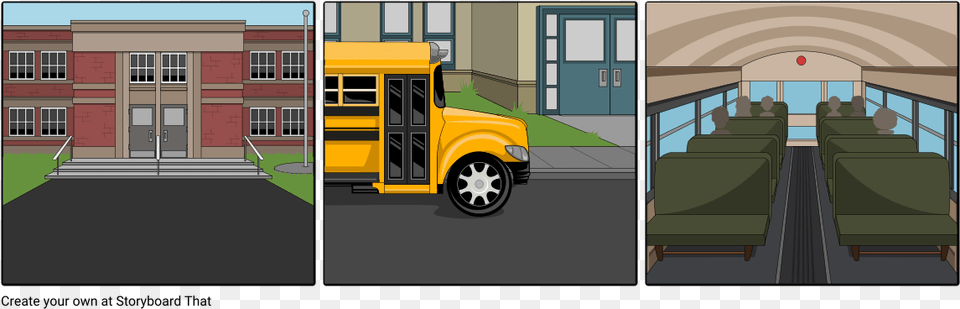 Bee Sting Storyboard, Bus, Transportation, Vehicle, School Bus Free Png Download