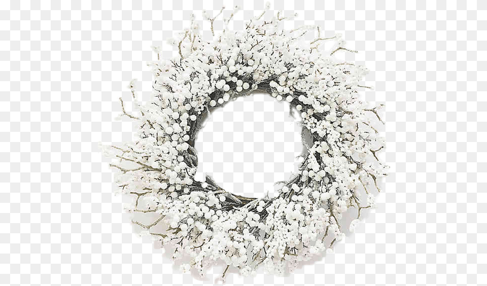 Bee U0026 Willow Home 30 Inch Berry Artificial Christmas Wreath In White Circle, Adult, Bride, Female, Person Free Png Download