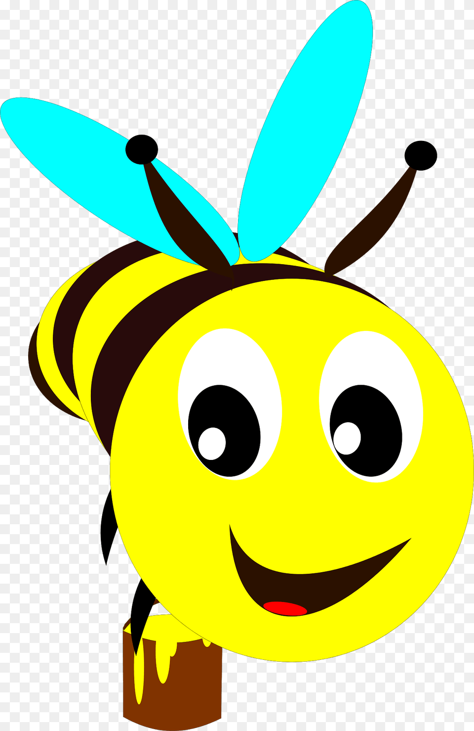 Bee With Honey Clipart, Animal, Honey Bee, Insect, Invertebrate Free Transparent Png