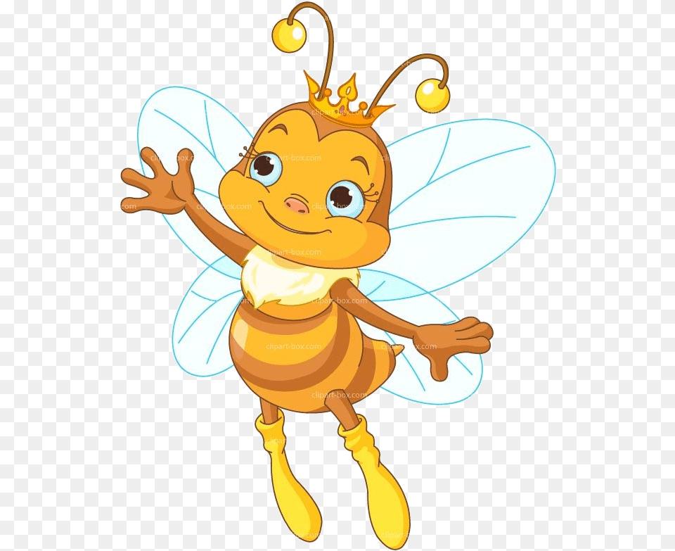 Bee X Queen Clipart Is Graphic Novel Aimed Flying Queen Bee Cute, Animal, Invertebrate, Insect, Honey Bee Free Png