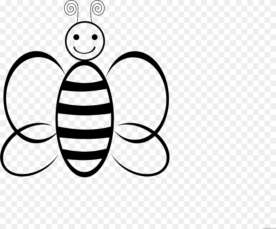 Beeblack And White, Gray Free Png Download