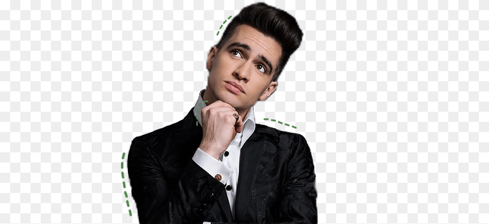Beebourie Brendonurie Beebo Panicatthedisco Freetoedit, Jacket, Person, Portrait, Head Free Transparent Png