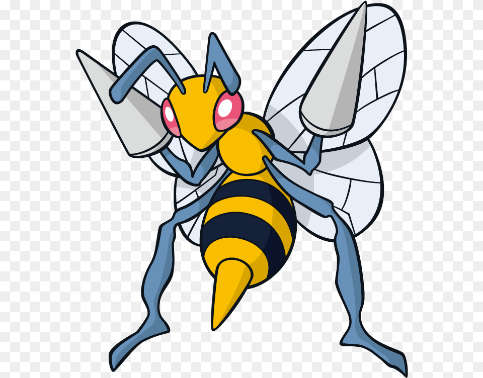 Beedrill Pokemon Character Vector Art Pokemon Beedrill, Animal, Bee, Insect, Invertebrate Free Png