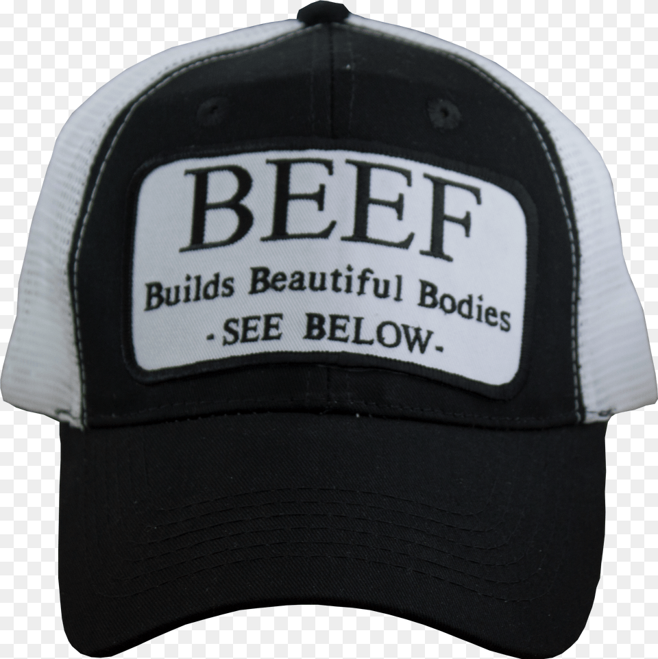 Beef Builds Beautiful Bodies Patch Trucker Hat Sisters Logga, Baseball Cap, Cap, Clothing Free Png Download