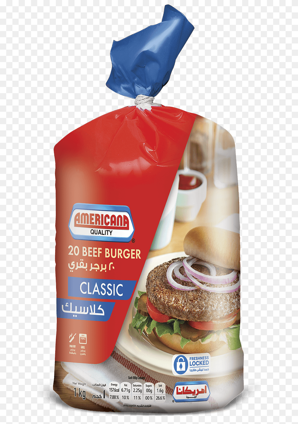 Beef Burger Americana, Advertisement, Food, Bag Png