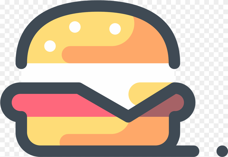 Beef Burger Icon Hamburger, Helmet, Food, Smoke Pipe Free Png Download