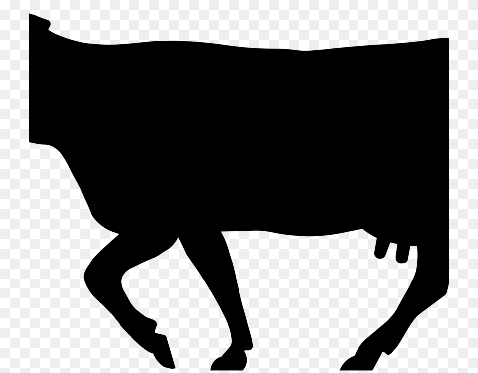 Beef Cattle Angus Cattle Baka Holstein Friesian Cattle Dairy, Gray Free Transparent Png
