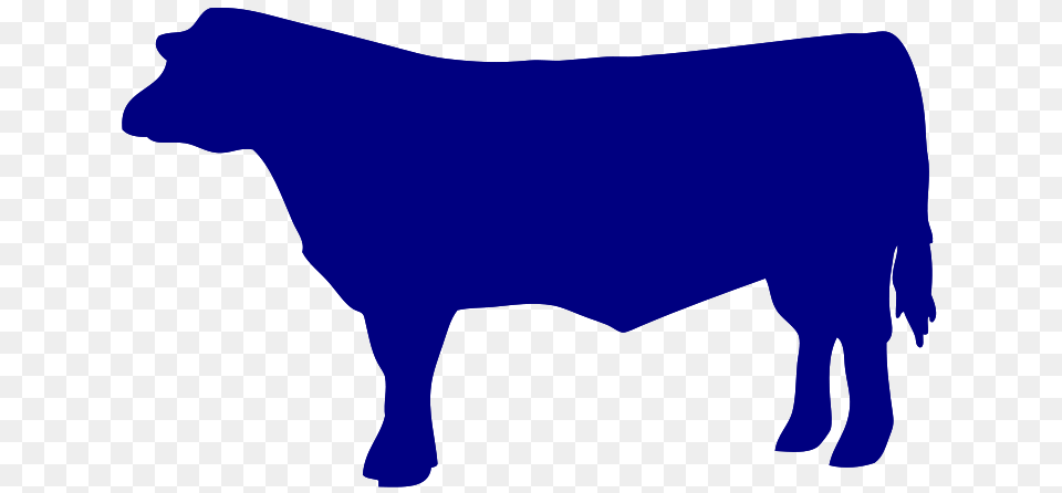 Beef Cow Silhouette, Animal, Bull, Mammal, Cattle Png Image