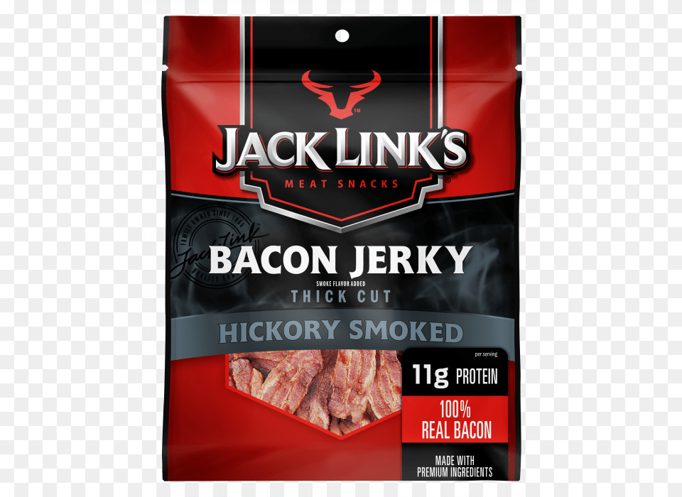 Beef Jerky Jack Links Bacon, Food, Meat, Pork, Advertisement Png Image