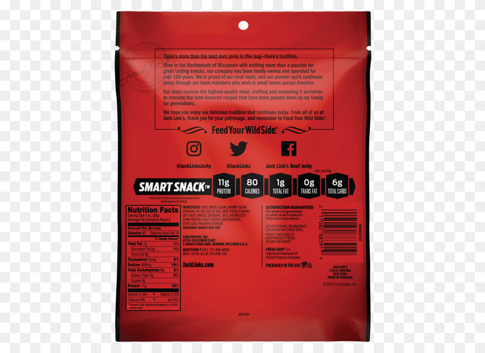 Beef Jerky Nutrition Facts Label, Advertisement, Poster Png