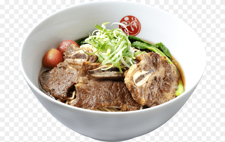 Beef Noodle Soup With Bone In Short Ribs Food, Meal, Meat, Pork, Food Presentation Png