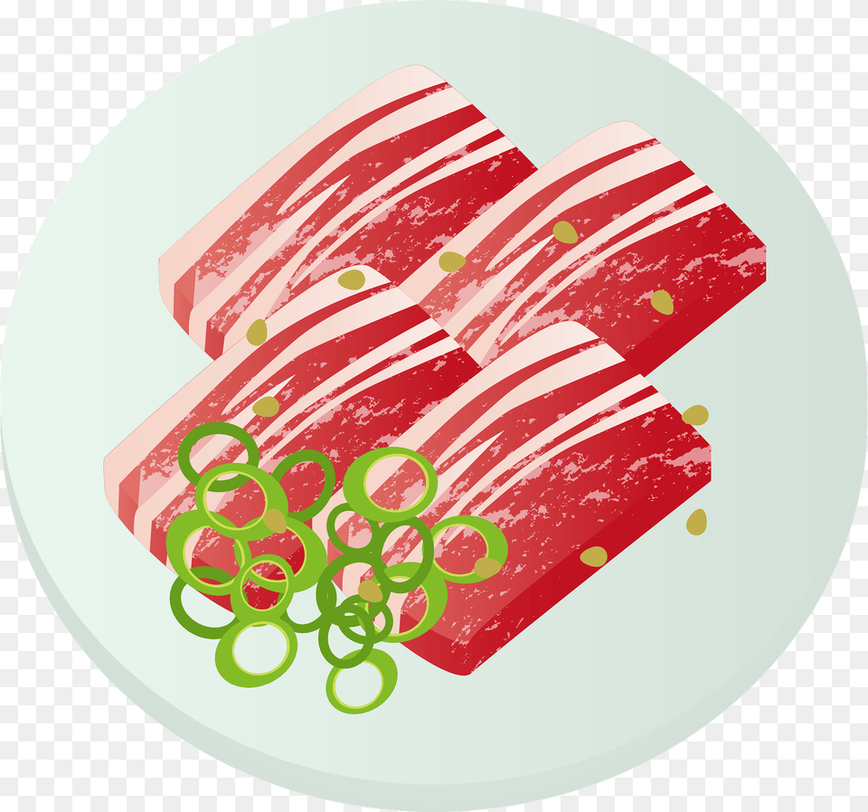 Beef Rib On A Plate Clipart, Food, Meat, Mutton, Tape Png Image