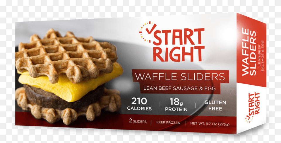 Beef Slider Rendering Start Right Waffle Sliders, Burger, Food Png