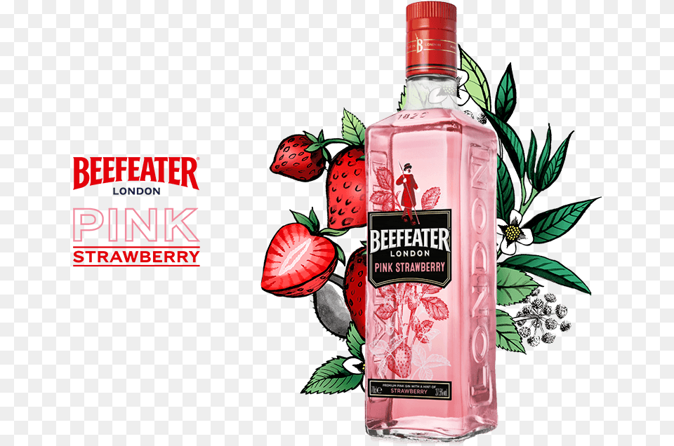 Beefeater Pink Gin Gin Beefeater Pink, Alcohol, Beverage, Liquor, Plant Free Png Download