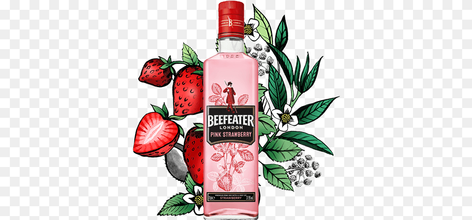 Beefeater Pink Gin Gin Beefeater Pink, Alcohol, Beverage, Liquor, Plant Free Transparent Png