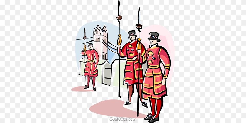 Beefeaters On Guard Royalty Vector Clip Art Illustration, Adult, Person, Man, Male Png Image