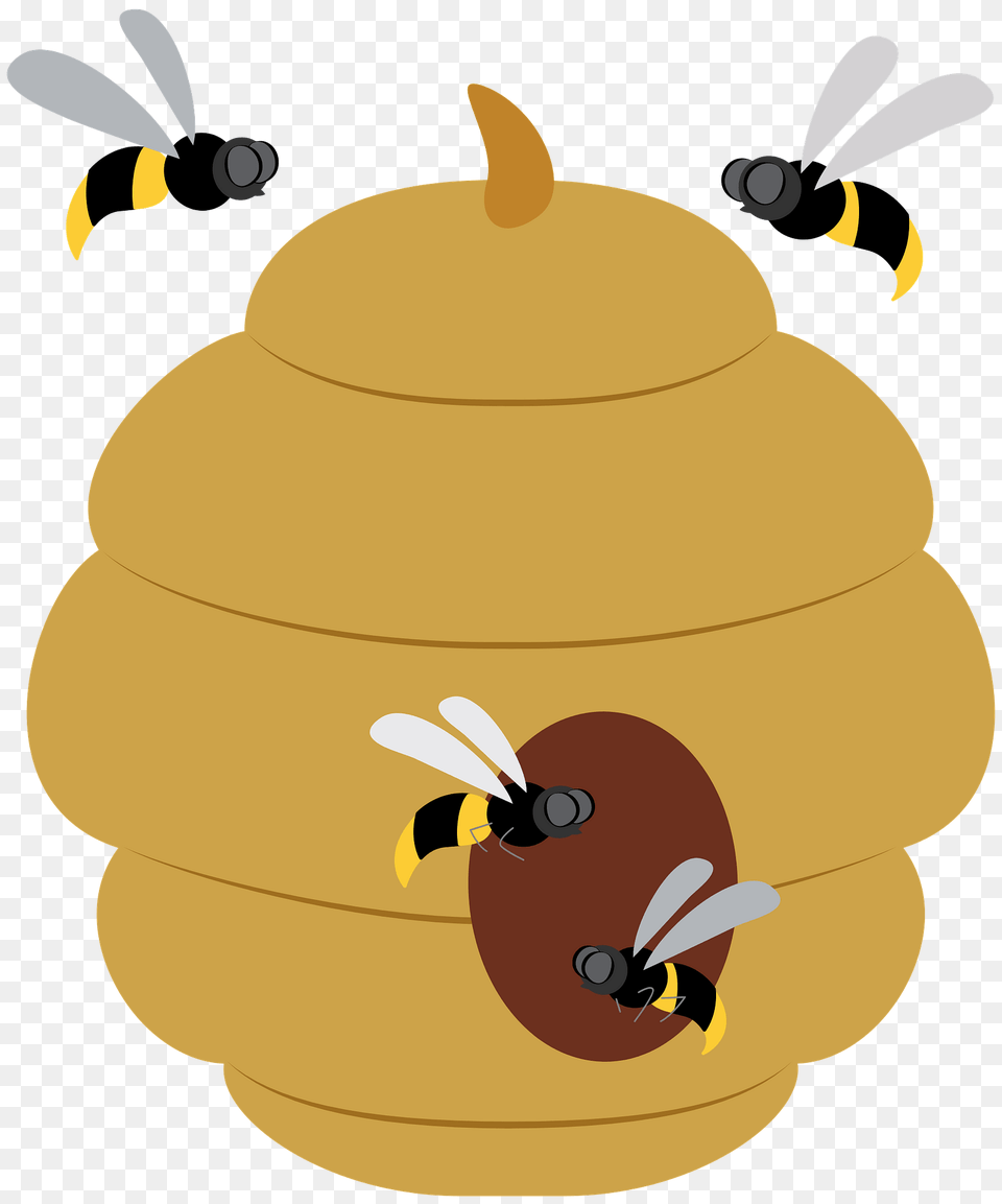 Beehive Clipart, Animal, Bee, Honey Bee, Insect Free Transparent Png