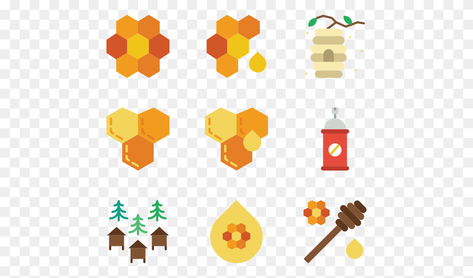 Beehive Icons, Light Free Png