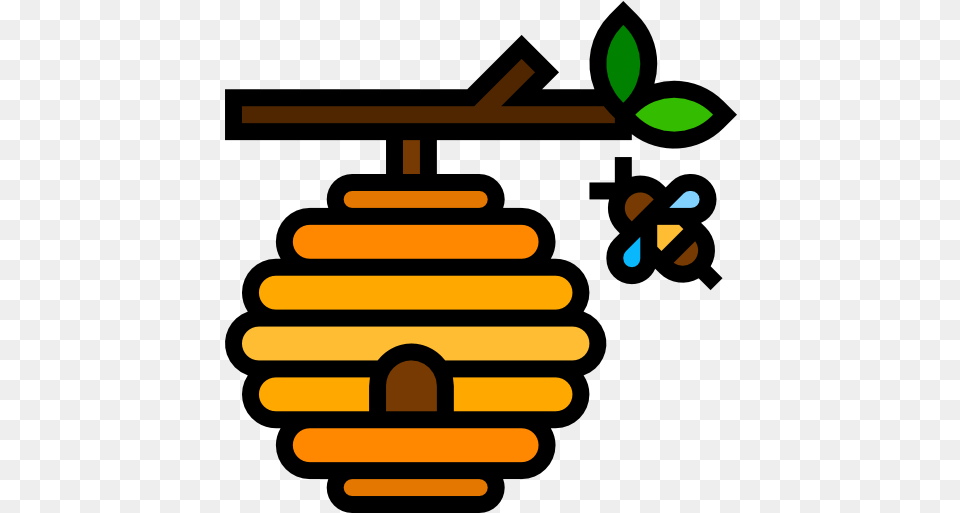 Beehive Vector Icons Designed Icon Beehive, Leaf, Plant, Light, Architecture Png Image