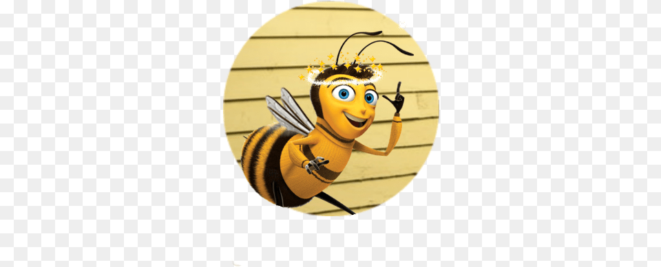 Beemovie Barry Edit Imadethis Yellow Cartoon, Animal, Bee, Honey Bee, Insect Png Image