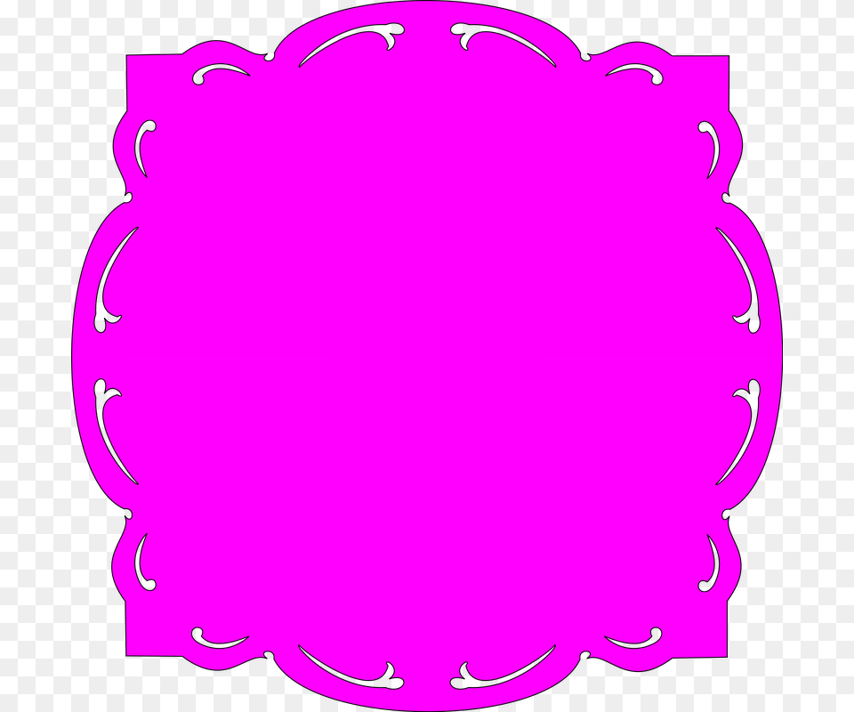 Been Playing With Making Simple Flourishes In, Purple, Sticker, Oval, Home Decor Free Png Download