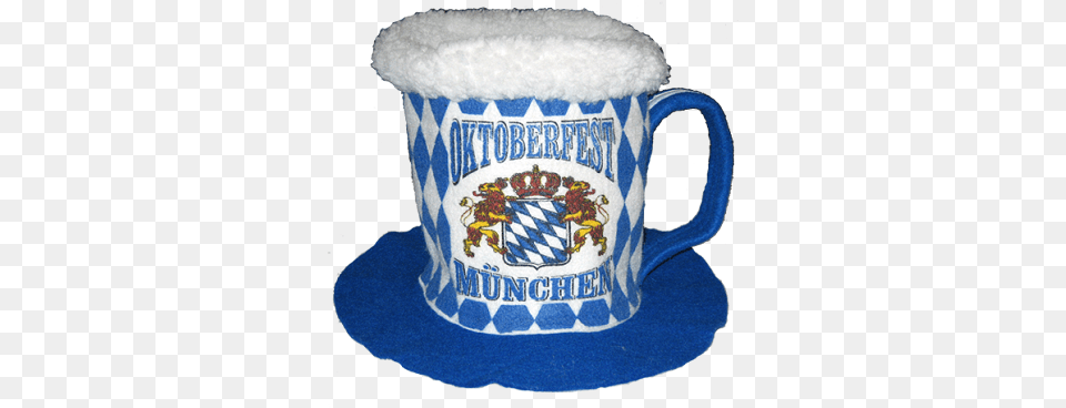 Beer, Cup, Clothing, Hat, Saucer Png Image