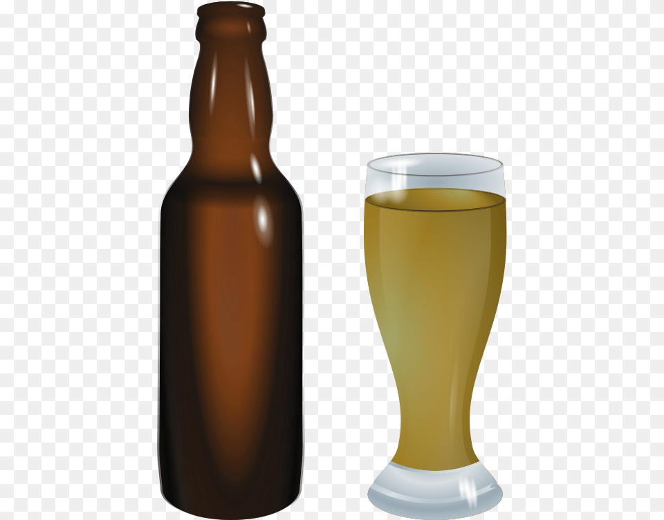 Beer Alcohol Drinking Beverage Wheat Beer Glass Transparent Car Clipart Beer Bottle, Beer Bottle, Liquor, Beer Glass, Shaker Free Png Download