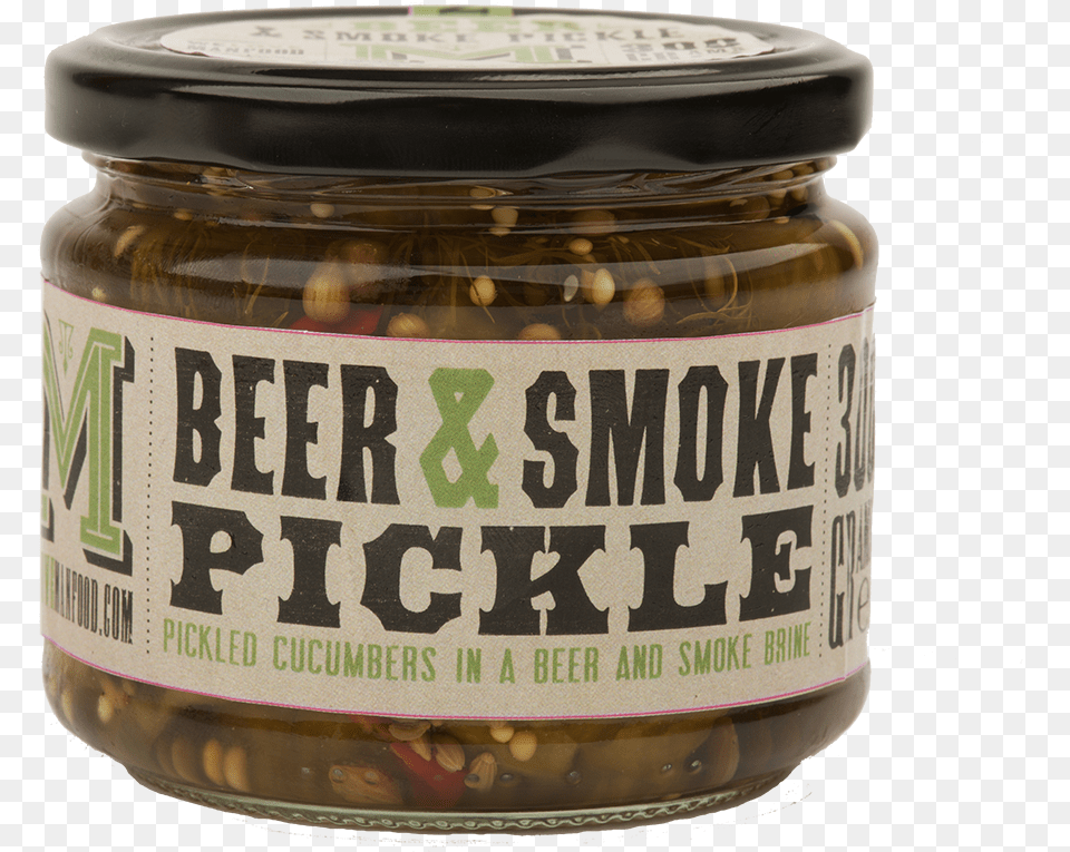 Beer Amp Smoke Pickle Manfood Beer Amp Smoke Pickle, Food, Relish, Can, Jar Free Png