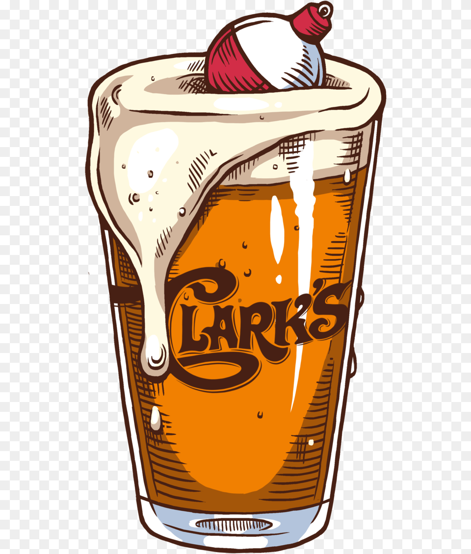 Beer And Bobber Illustration With Logo Color Beer, Alcohol, Beverage, Glass, Lager Png Image