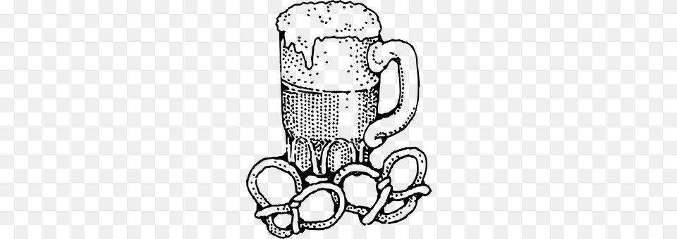Beer And Pretzels Cup, Glass Png Image