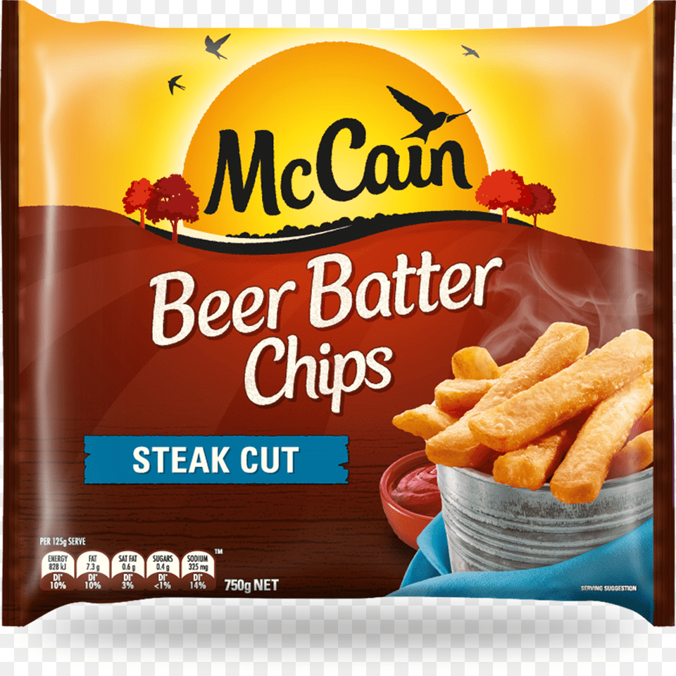 Beer Batter Steak Cut Chips Png