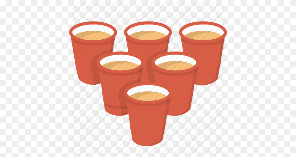 Beer Beerpong College Drink Party Pong Tailgate Icon, Cup, Dynamite, Weapon, Tape Png Image