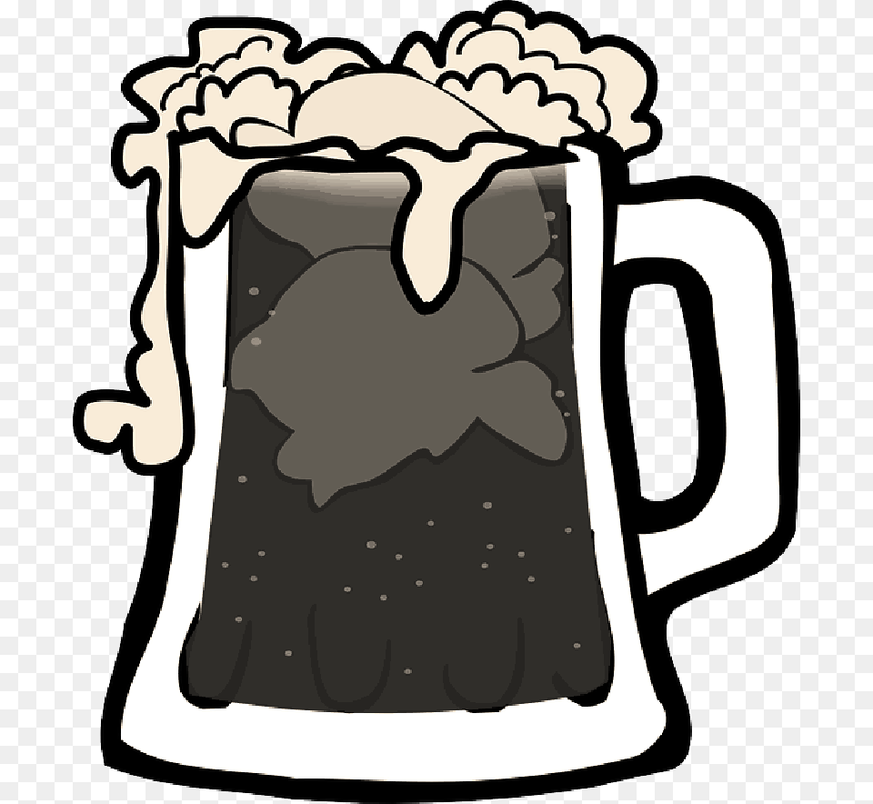 Beer Beverage Drink Jar Pitcher Mug Drunk Aampw Transparent Background Icon, Cup, Stein, Alcohol, Ammunition Free Png Download