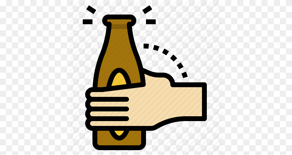 Beer Bottle Celebration Cheers Prost Icon, Alcohol, Beverage, Liquor, Wine Free Png Download