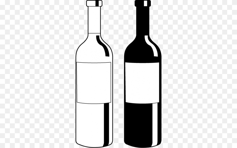 Beer Bottle Clipart Black And White Nice Clip Art, Alcohol, Beverage, Liquor, Wine Free Png Download