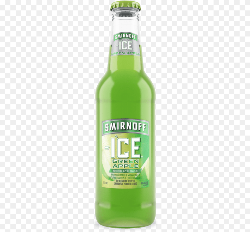 Beer Bottle Smirnoff Ice Flavors Green Apple, Alcohol, Beverage, Food, Ketchup Free Transparent Png