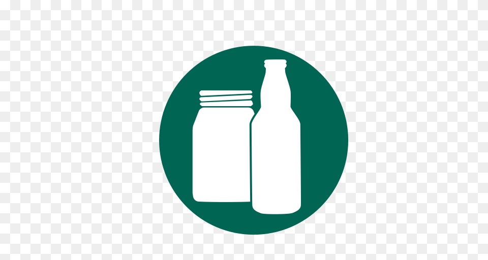 Beer Bottles Bottles Glass Jars Recycling Icon, Bottle, Jar, Beverage, Milk Free Transparent Png