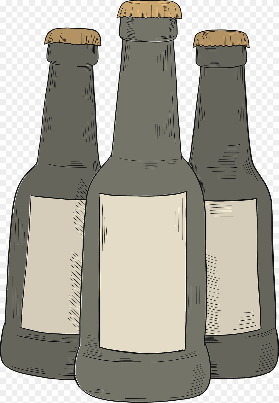 Beer Bottles Clipart, Alcohol, Beer Bottle, Beverage, Bottle Free Png Download