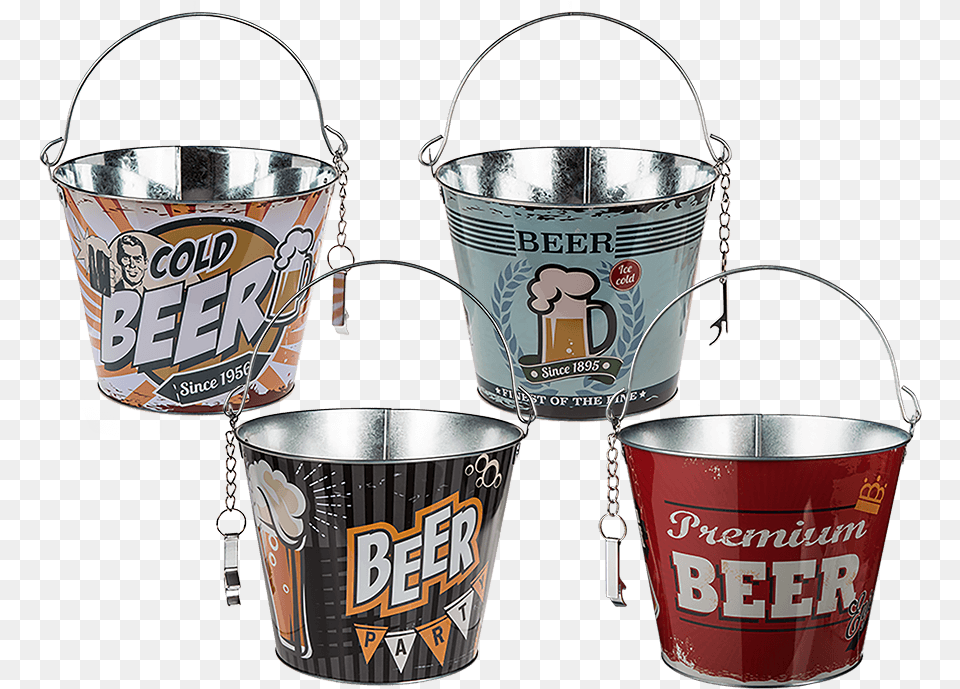Beer Bucket Giochi Con Le Birre, Can, Tin Free Png Download