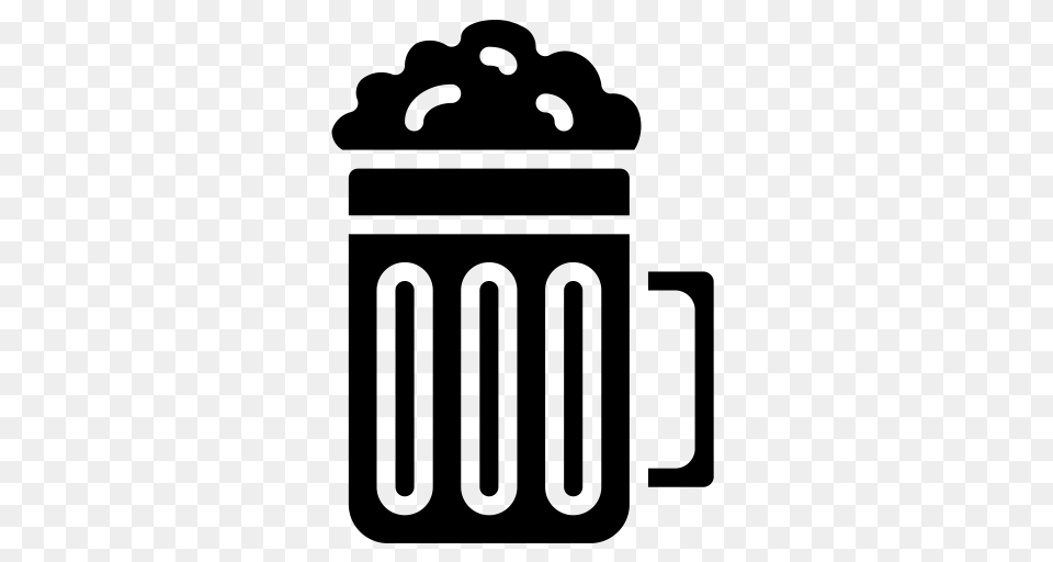 Beer Butterbeer Harry Potter Solid Icon, Gray Free Transparent Png