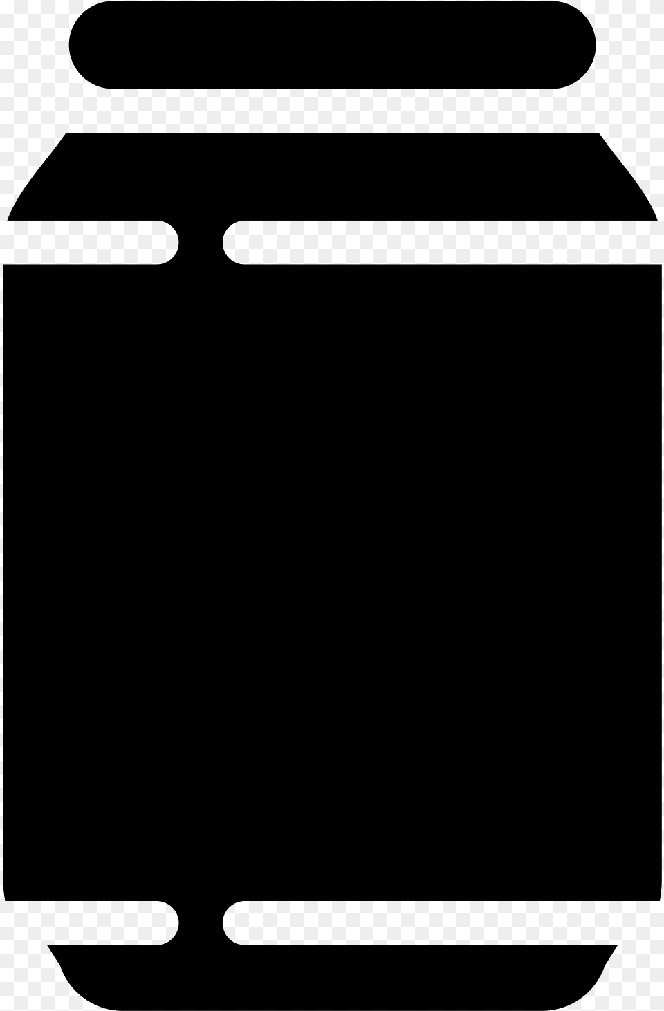 Beer Can Filled Icon, Gray Free Png